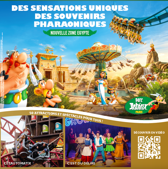 PARC ASTERIX UNE ENTRÉE ENFANT MOINS DE 12 ANS OFFERTE**