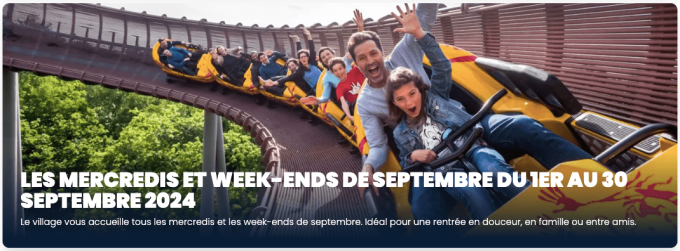 PARC ASTERIX  2024 - OFFRE BILLET PERIODE 