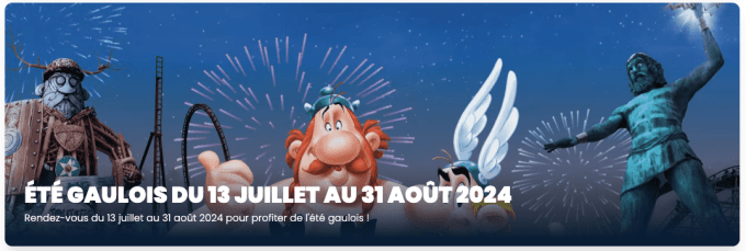PARC ASTERIX  2024 - OFFRE BILLET PERIODE 
