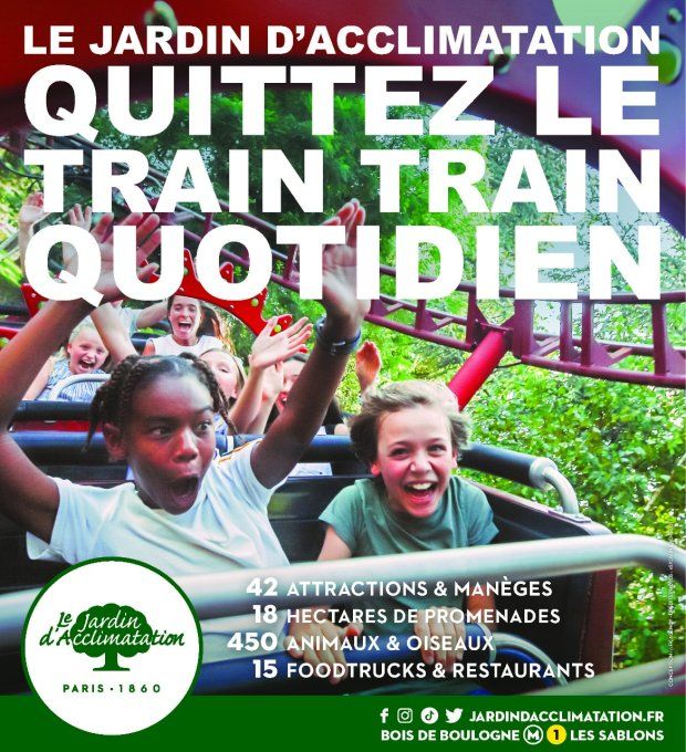 JARDIN D'ACCLIMATATION TARIF UNIQUE