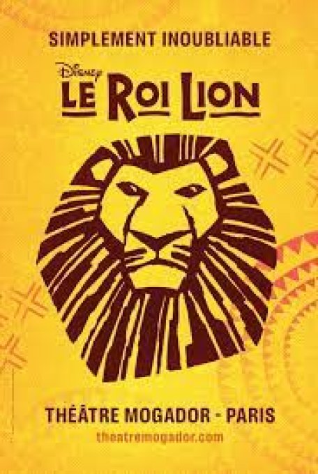 LE ROI LION Saison 2025/2026  - Haute Saison Tarif D
